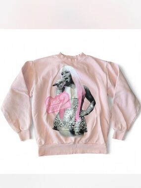 Nicki Minaj Pink Friday 2 Gag City Reloaded Crewneck Sweatshirt Medium Tour